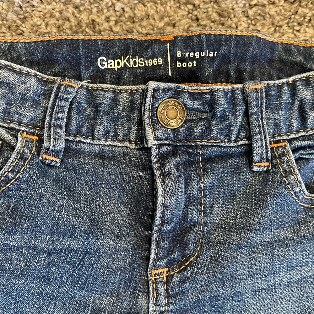 Gap jeans, bootcut (girls size 8)